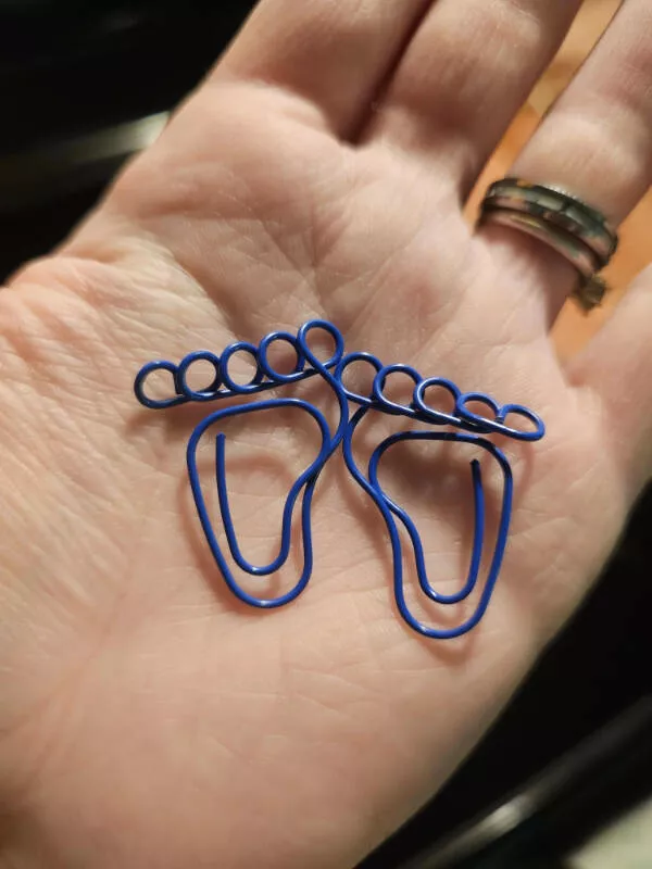 Awesome pics that get better the longer you look - #15 Podiatrist Goodie Bag Included Foot-Themed Paperclips