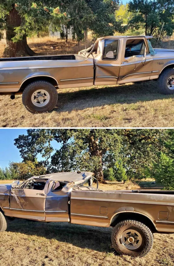 Lending gone wrong when helping backfires - #14 Tree Fell Directly On My Truck In A Total Lengthwise Collapse Lending gone wrong when helping backfires - #14 Tree Fell Directly On My Truck In A Total Lengthwise Collapse