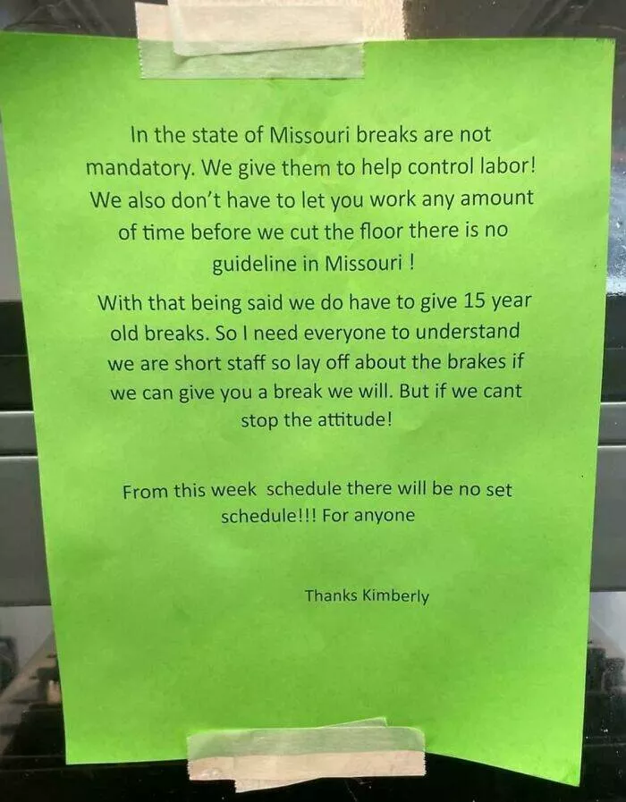 Toxic workplaces exposed through unbelievable photos - #23 A&W Store Sign Highlights Customer Frustration