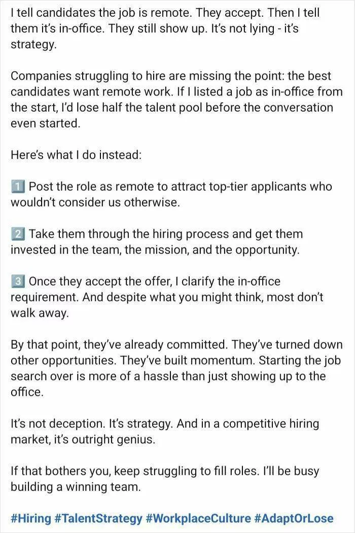 Toxic workplaces exposed through unbelievable photos - #30 Recruiter Reaches Out On LinkedIn With Generic Remote Pitch