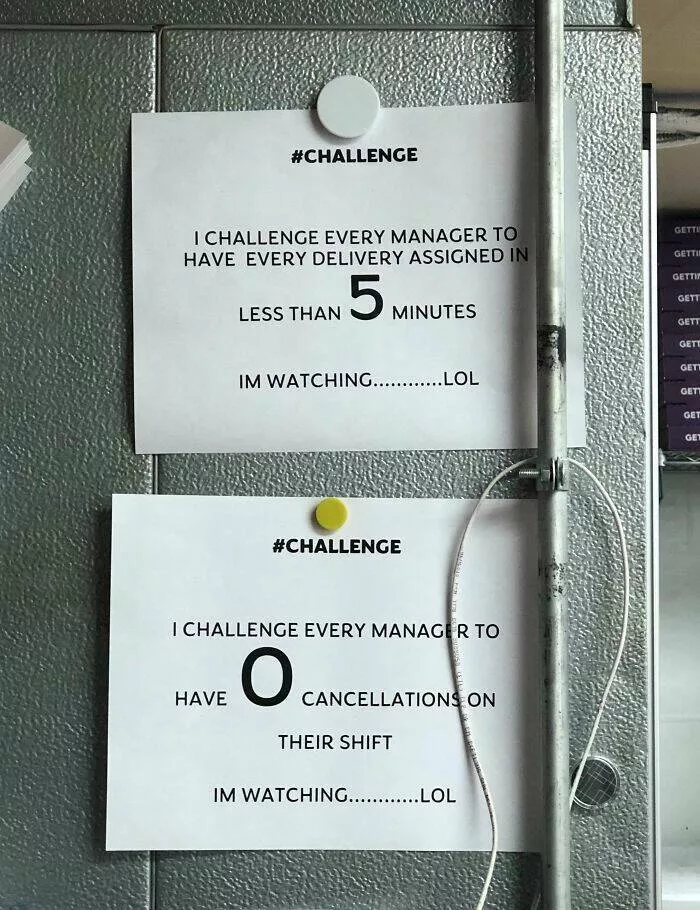 Toxic workplaces exposed through unbelievable photos - #43 GM Sent Coworker Home For Giving Two Weeks’ Notice—And Posted This