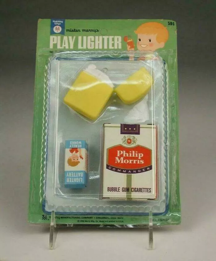 Old school moments that didnt age well - #26 Retro Toy “Mr. Merry’s Play Lighter” Actually Ignites