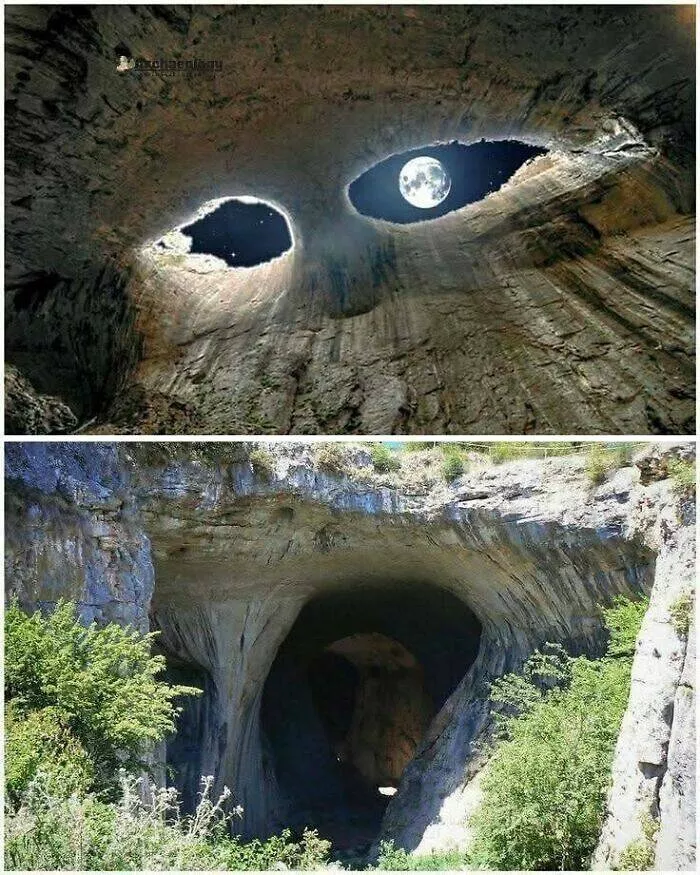 Mind blowing archaeological finds that changed history - #22 God’s Eyes Cave, Prohodna, Natural Wonder In Bulgaria Mind blowing archaeological finds that changed history - #22 God’s Eyes Cave, Prohodna, Natural Wonder In Bulgaria