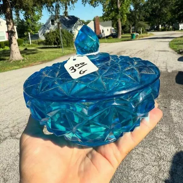 Unexpected finds that turn thrift stores into treasure troves - #10 Glowing Vintage Uranium Glass from Garage Sale for $3