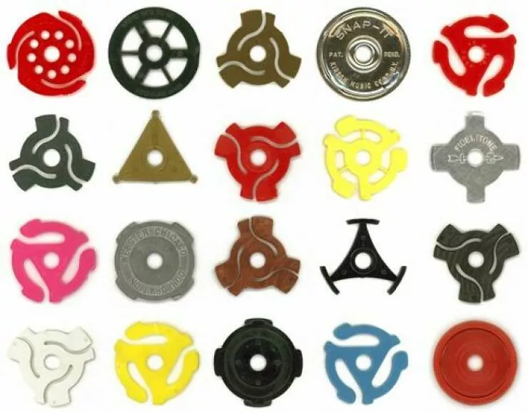Vintage items that were all the rage back then - #19 Vintage Variety of 45 RPM Record Adapters