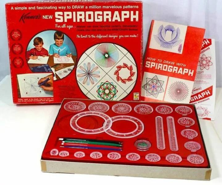 Vintage items that were all the rage back then - #3 Classic Spirograph Toy That Provided Hours of Creative Fun