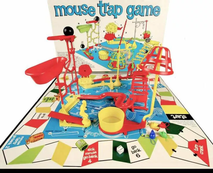 Vintage items that were all the rage back then - #31 Mousetrap Game—A Childhood Favorite of the '70s and '80s