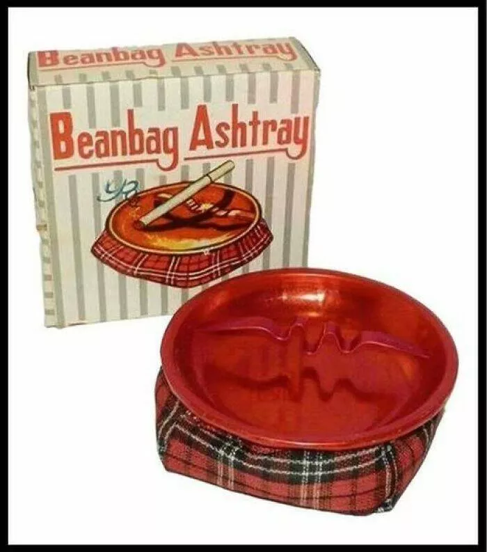 Vintage items that were all the rage back then - #41 Beanbag Ashtrays: A Living Room Staple in the '70s Vintage items that were all the rage back then - #41 Beanbag Ashtrays: A Living Room Staple in the '70s