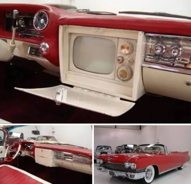 Objets retro qui faisaient fureur a lepoque - #51 Cadillac Série 62 De 1960 Avec Télé Intégrée — Modèle Motorama