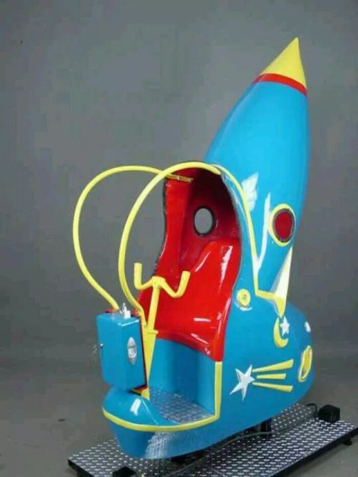 Vintage items that were all the rage back then - #52 Vintage Coin-Operated Rocket Ride Found at Markets Vintage items that were all the rage back then - #52 Vintage Coin-Operated Rocket Ride Found at Markets