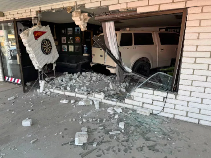 One of those days captured in photos - #21 Truck Crashed Into My Barbershop Mid-Haircut