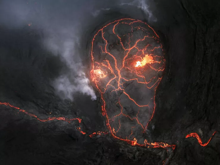 Award winning aerial shots of 2025 - #1 Daniel Vi Garcia from Spain captures a skull enveloped in smoke Award winning aerial shots of 2025 - #1 Daniel Vi Garcia from Spain captures a skull enveloped in smoke