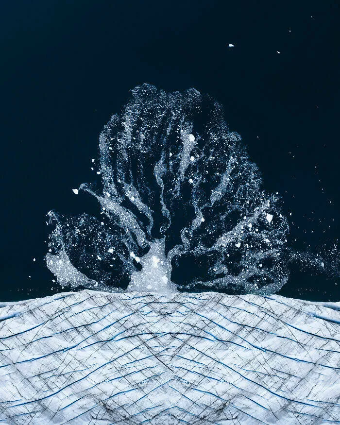 Award winning aerial shots of 2025 - #16 Talor Stone from the USA reveals an icy tree formation Award winning aerial shots of 2025 - #16 Talor Stone from the USA reveals an icy tree formation