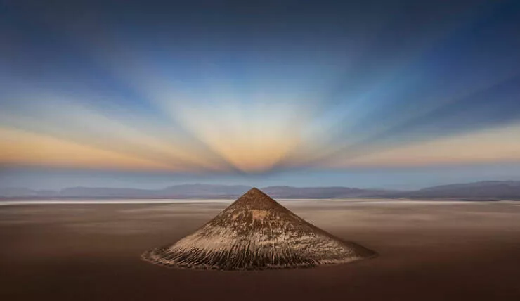 Award winning aerial shots of 2025 - #26 Ignacio Palacios from Australia captures the Cone of Arita landscape
