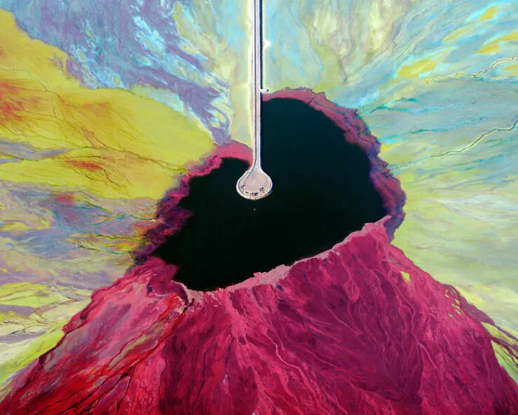 Award winning aerial shots of 2025 - #29 Tim Wrate from Australia reveals the art of extraction in nature