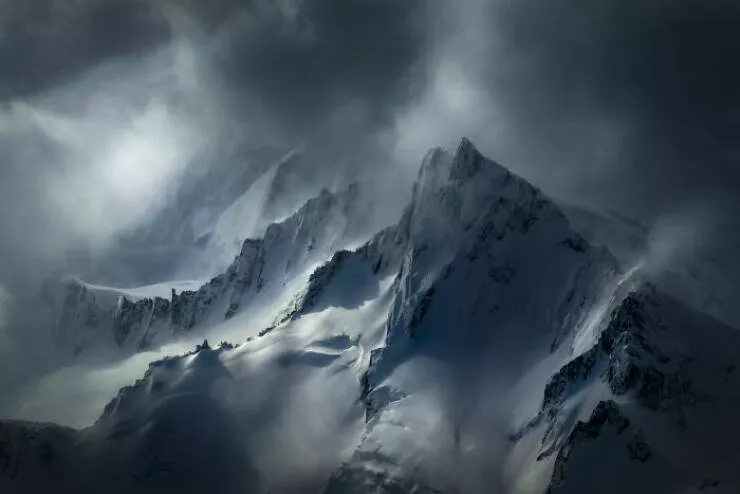 Award winning aerial shots of 2025 - #32 Craig Mcgowan from Australia captures majestic winter mountain views
