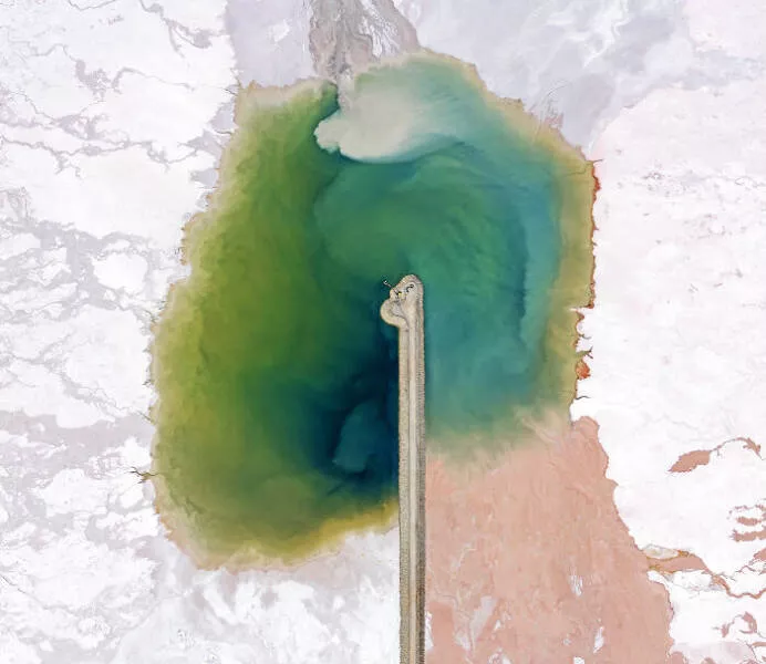 Award winning aerial shots of 2025 - #49 Colin Leonhardt from Australia reveals a swirling desert whirlpool Award winning aerial shots of 2025 - #49 Colin Leonhardt from Australia reveals a swirling desert whirlpool
