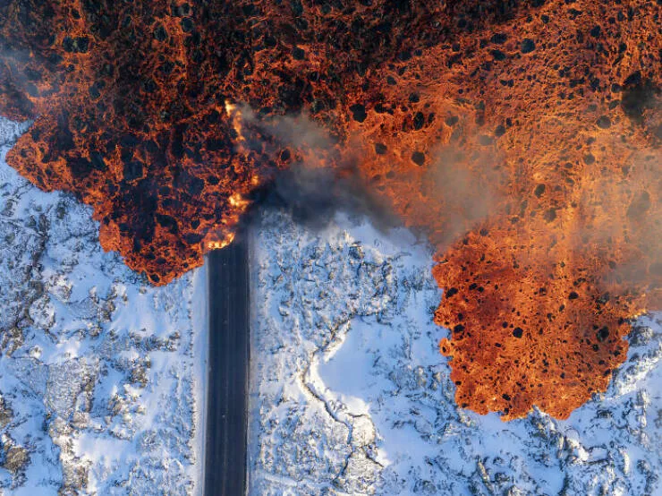 Award winning aerial shots of 2025 - #6 Ael Kermarec from Iceland presents nature’s reclamation in a wild landscape Award winning aerial shots of 2025 - #6 Ael Kermarec from Iceland presents nature’s reclamation in a wild landscape