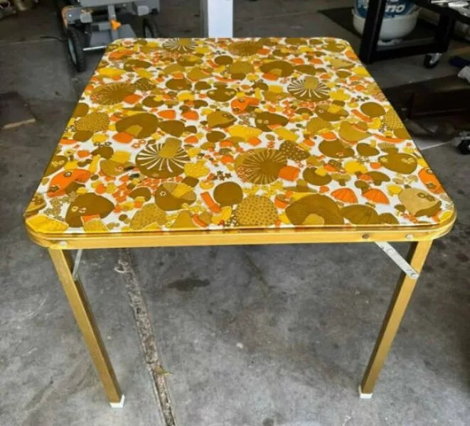 Unexpected treasures from thrift shops - #21 Mushroom-Shaped Table with a Funky Look