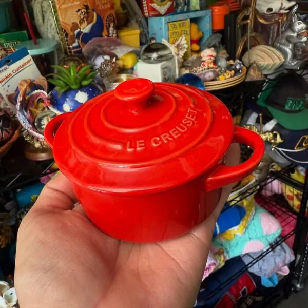 Unexpected treasures from thrift shops - #25 Two Mini Le Creusets in One Week—Lucky Finds!