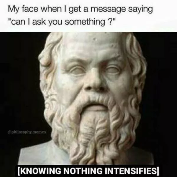 Philosophy class with a twist of humor