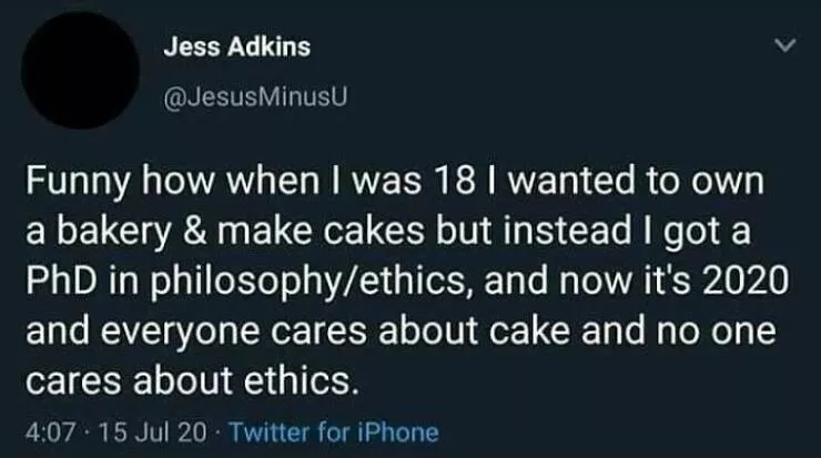 Philosophy class with a twist of humor - #45 
