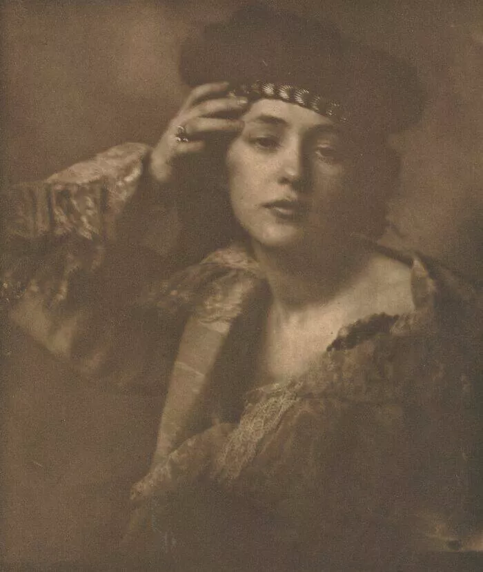 Vintage vixens power poise in 1900s glam - #11 Legendary Dancer Ruth St. Denis in Vintage Portrait