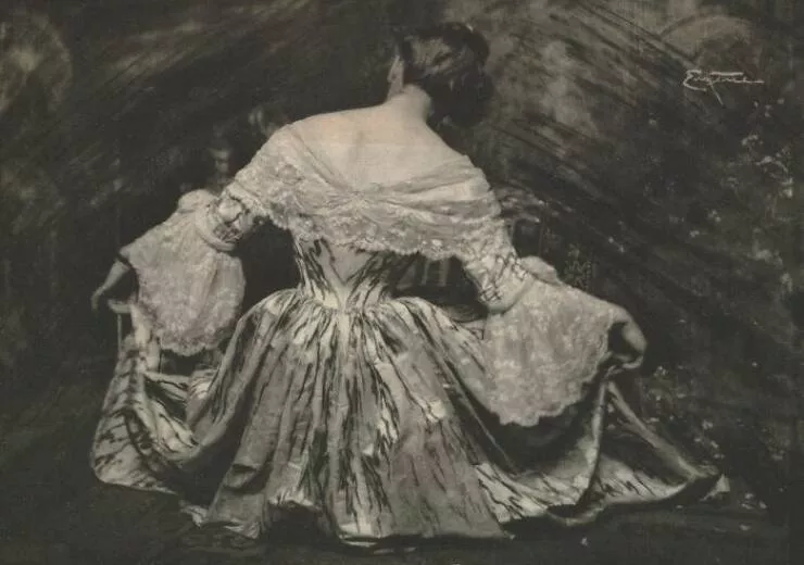 Vintage vixens power poise in 1900s glam - #13 Artistic Portrait of a Young Woman in Early 20th Century