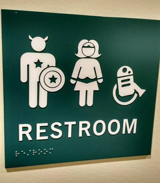 Top 24 most original bathroom signs - #16 