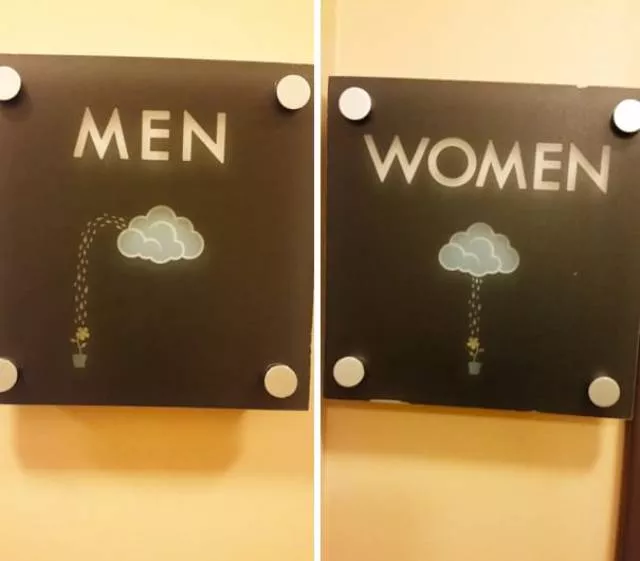 Top 24 most original bathroom signs - #17 