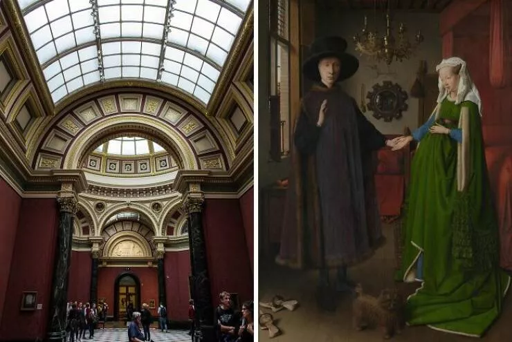 Tableaux legendaires et ou les admirer - #1 La Scène Nuptiale des Arnolfini par Van Eyck – National Gallery, Londres