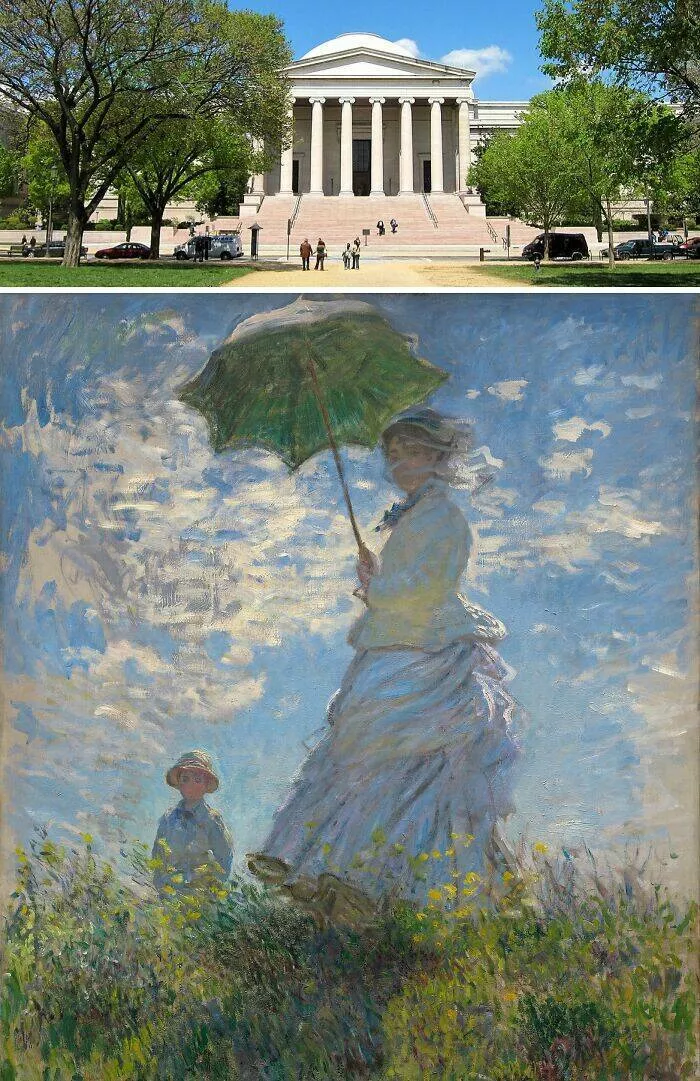 Tableaux legendaires et ou les admirer - #16 La Promenade de Madame Monet et Son Fils – National Gallery of Art, Washington D.C.