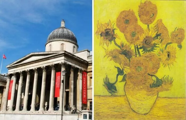 Iconic paintings where to find them - #18 Van Gogh’s Fourteen Sunflowers in a Vase – National Gallery, London
