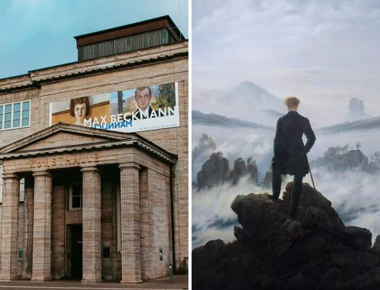Tableaux legendaires et ou les admirer - #2 Le Voyageur Face au Brouillard Romantique par Friedrich – Kunsthalle de Hambourg