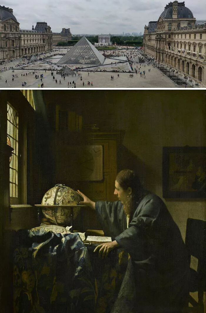 Iconic paintings where to find them - #20 Vermeer’s Astronomer Illuminated by Light – Louvre Museum, Paris