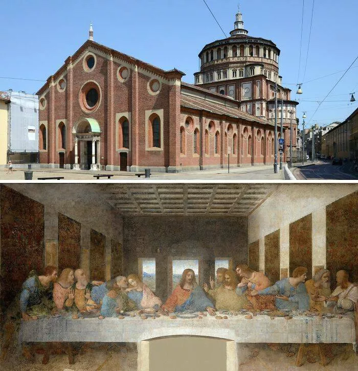 Tableaux legendaires et ou les admirer - #21 La Cène Célèbre de Léonard de Vinci à Santa Maria Delle Grazie, Milan