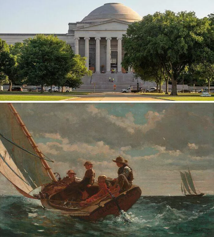 Tableaux legendaires et ou les admirer - #32 La Scène Marine de Winslow Homer à la National Gallery de Washington