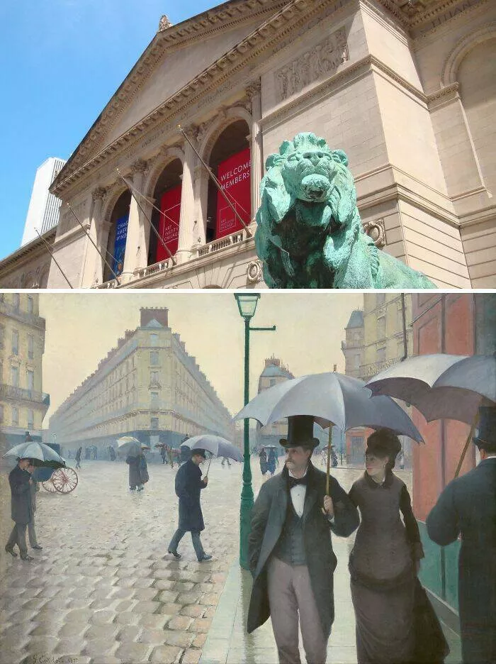 Tableaux legendaires et ou les admirer - #33 La Rue de Paris sous la Pluie de Caillebotte à l’Art Institute de Chicago