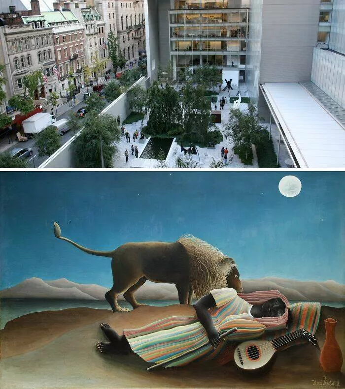 Tableaux legendaires et ou les admirer - #36 La Bohémienne Endormie de Rousseau au MoMA de New York