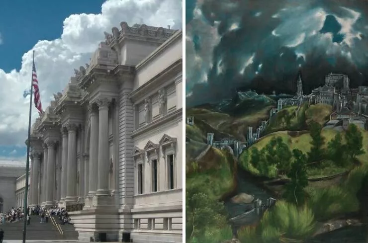 Tableaux legendaires et ou les admirer - #38 La Vue Théâtrale de Tolède par El Greco au Met de New York
