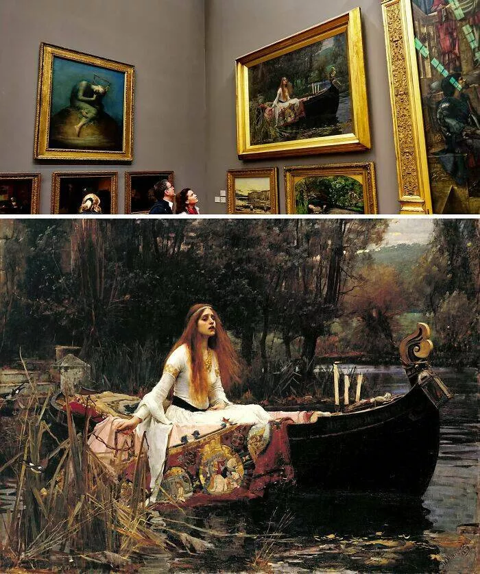 Tableaux legendaires et ou les admirer - #4 La Dame de Shalott Envoûtée par Waterhouse – Tate Britain, Londres