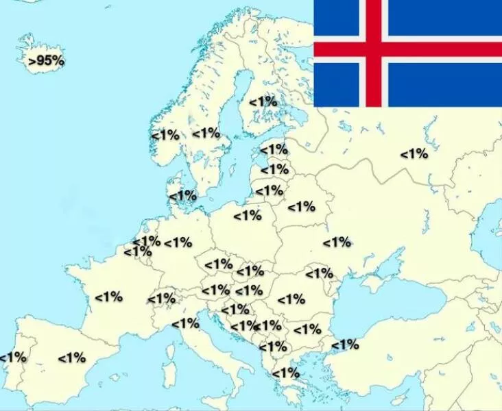 Ridiculously useless maps youll love anyway - #11 Icelandic Fluency: Who Can Actually Speak It?