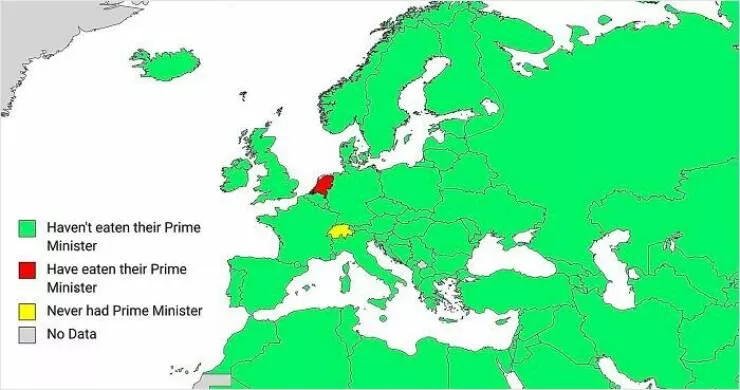 Ridiculously useless maps youll love anyway - #12 Nations That Once Ate Their Own Leaders: A Shocking Statistic