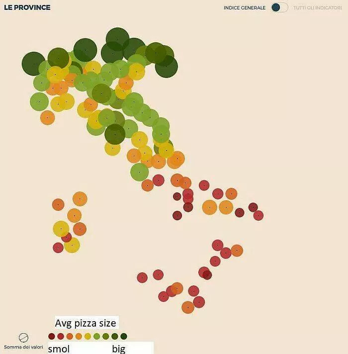Ridiculously useless maps youll love anyway - #36 How Pizza Sizes Compare Around The World Ridiculously useless maps youll love anyway - #36 How Pizza Sizes Compare Around The World