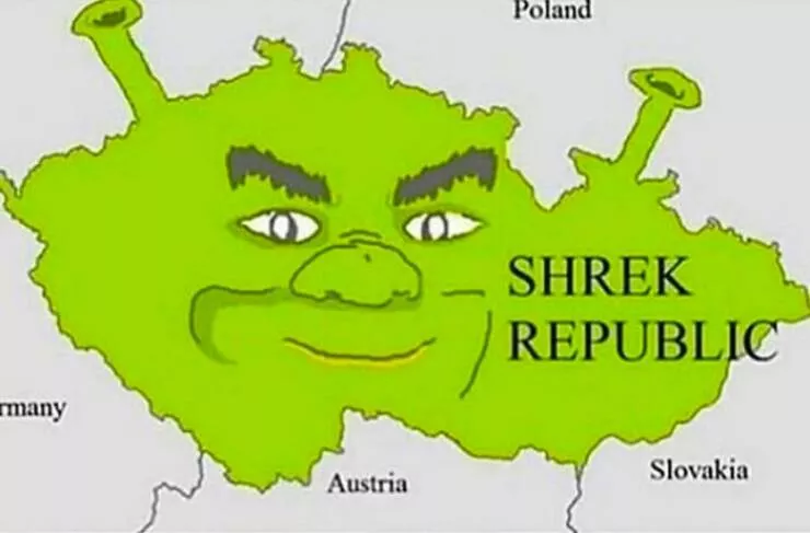Ridiculously useless maps youll love anyway - #44 A Fictional Map Depicting The Shrek Republic Ridiculously useless maps youll love anyway - #44 A Fictional Map Depicting The Shrek Republic