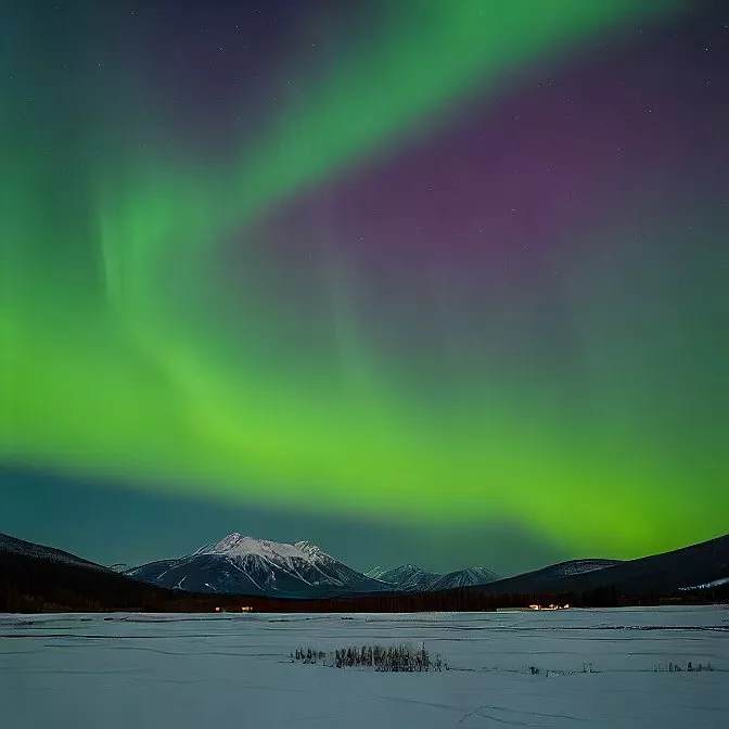 Le phenomene des aurores boreales lumieres magiques du ciel polaire