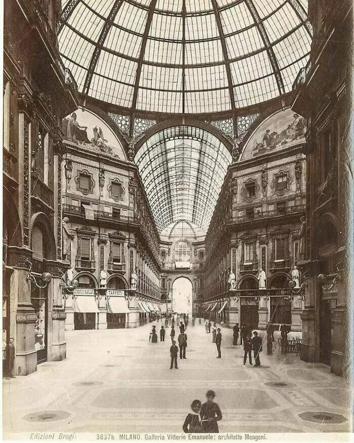 Timeless beauty architecture that echoes the past - #17 Milan’s Galleria Vittorio Emanuele II, Italy, Built 1865-1877