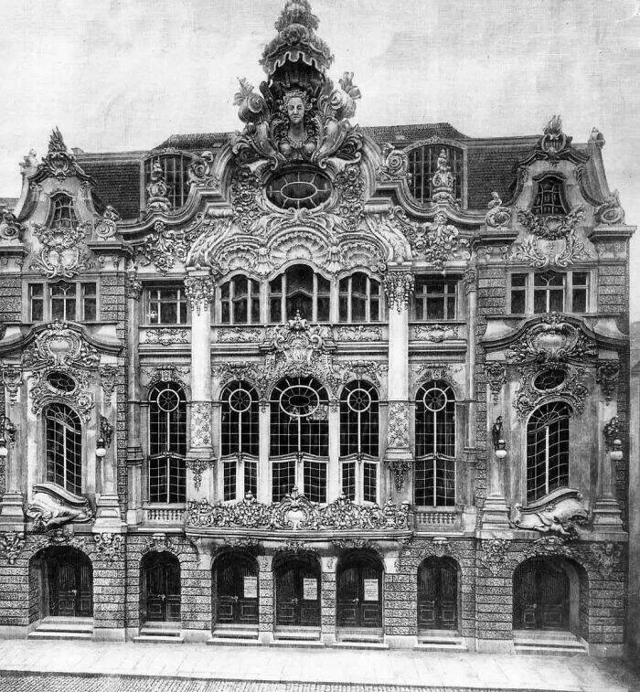 Timeless beauty architecture that echoes the past - #26 Central Theater of Dresden, Germany – Built 1897-1898, Destroyed by Fire During WWII Dresden Bombing