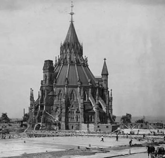 Timeless beauty architecture that echoes the past - #46 Library of Parliament, Ottawa, Canada – Built 1859-1871
