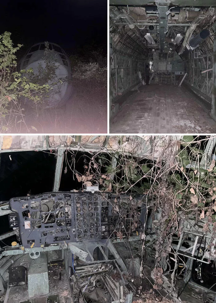 Choses effrayantes trouvees au fond des bois - #28 Avion abandonné et dépouillé découvert dans la forêt